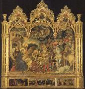 Gentile da Fabriano Adoration of the Magi oil on canvas